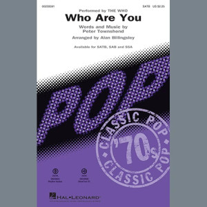 Who Are You (arr. Alan Billingsley) - Synthesizer